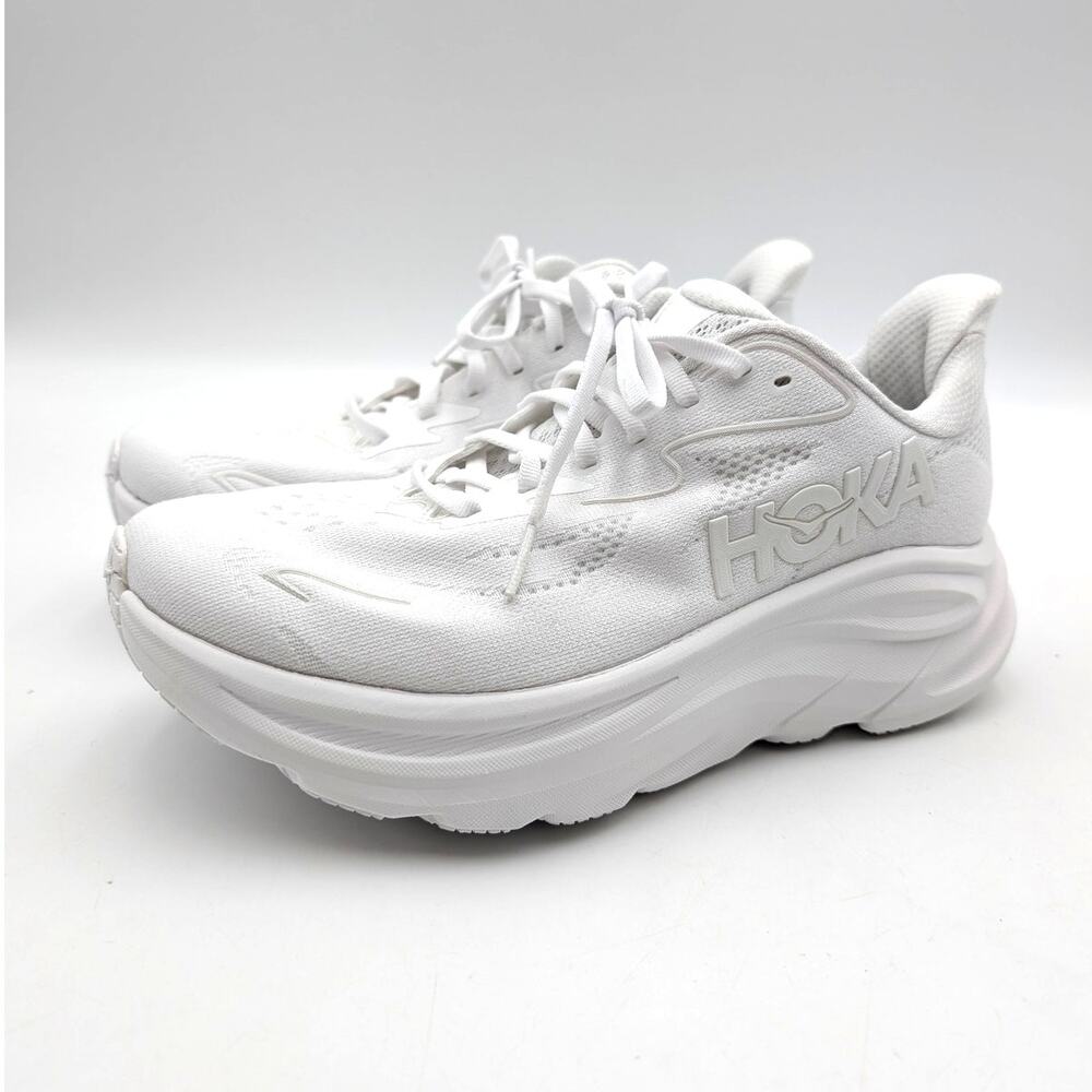 Hoka One One Clifton 10 Everyday Running Sneakers Women's White Size US8.5D EU40